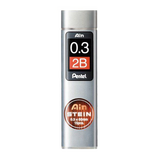 Pentel派通Ain Stein 防断 树脂铅芯 活动铅笔替芯 自动铅笔铅芯 0.3mm 2B 15根装