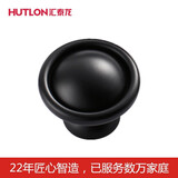 汇泰龙（Hutlon） 拉手橱衣柜门把手黑色现代简约欧式新中式柜子单孔小拉手 D款 单点式 826005