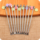 成人儿童不锈钢耳勺 挖耳勺便携带钥匙孔掏耳勺挖耳朵工具 精品耳勺3个售价