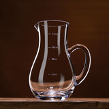 德韦特（DWIGHT）水晶玻璃分酒器白酒分酒盅醒酒器家用带刻度量杯二两公道杯倒酒器 150ml圆款分酒器