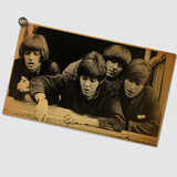 居梦坞 披头士甲壳虫乐队海报怀旧复古贴画墙面装饰海报 摇滚海报 宿舍装饰挂画 NB472 50*30
