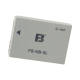 沣标(FB) NB-5L 电池NB5L For佳能数码相机S110 SX210IS SX200 SX220 SX230HS 960