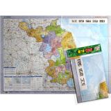 江苏省地图 套封折叠图 约1.1*0.8m 全省交通政区 星球社分省系列