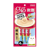 伊纳宝ciao猫零食成猫猫条宠物零食妙好啾噜流质零食布偶猫湿粮鱼条 鲣鱼味14g*4条