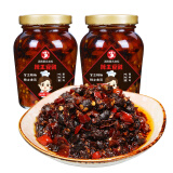 軍杰湖南特产军杰辣王豆豉剁辣椒辣椒酱 拌饭酱下饭菜 调料200g*2瓶