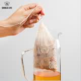万松堂 10片装纯棉纱布袋过滤中药袋药渣煲汤袋卤料调料包泡凉茶袋子 25*35棉布