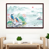 居梦坞 现代简约客厅装饰画北欧沙发背景墙餐厅小清新挂画壁画田园植物 TE3882 80*120cm