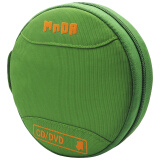 铭大金碟（MNDA）防水CD包 大容量DVD收纳盒 光盘包 加固碟包加厚防磨损包 24片装 防水包 绿色