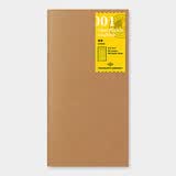 Midori日本tn TRAVELER'S notebook旅行者笔记 牛皮 配件书写内芯 横间本内芯 标准型 001