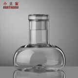 小北家手工吹制红酒醒酒器葡萄酒分酒器家用倒酒器醒酒壶酒具玻璃醒酒器 玻璃 醒酒器