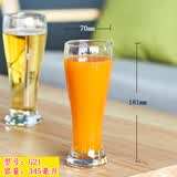 福梦兹（HOMERAS）果汁杯玻璃饮品杯网红奶茶杯奶昔杯家用饮料杯夏季冷饮杯冰淇淋杯 G21（345毫升）