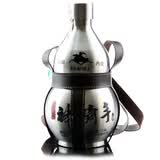 草原神骑手蒙古烈酒白酒52度1500mL不锈钢葫芦高粱原浆烈酒 52度 1500mL 1瓶