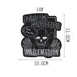 Fastso尚透社BT160 徽章布贴衣服补丁黑色羽绒服补丁贴布刺绣T恤裤子牛仔服装饰贴花 14#