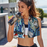 FREESCOPE冷感运动毛巾吸汗速干降温冰巾男女跑步健身房擦汗巾冰凉巾夏季 乘风破浪（易拉罐装） 100x30cm