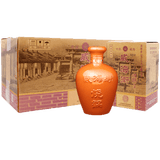 威海卫34度1+1烧锅490ml白酒浓香型 34%vol 490mL 6瓶 整箱6瓶