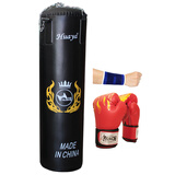 华亚 拳击沙袋吊式沙包 武术搏击散打泰拳训练 体育用品健身器材 1米+六件套