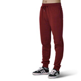 拓营者收口运动裤男士秋冬季加厚加绒束脚休闲裤针织棉质口袋拉链简约小脚哈伦裤宽松大码运动卫裤 枣红色 XXL-加厚不倒绒 男