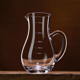 德韦特（DWIGHT）水晶玻璃分酒器白酒分酒盅醒酒器家用带刻度量杯二两公道杯倒酒器 250ml圆款分酒器