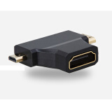 新群连 DVI转HDMI micro/mini HDMI转HDMI  母公对母转接头视频转换头线 Mini/Micro HDMI 转HDMI转接头