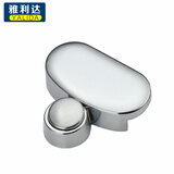 雅利逹（Ya Li Da）墙体玻璃镜子托浴室玻璃镜子固定卡扣夹子广告玻璃板固定托夹五金 K046椭圆镜夹（4个装）