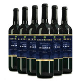 神州北极 大兴安岭野生蓝莓红酒12度 750ml瓶 蓝莓酒 6瓶