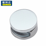 雅利逹（Ya Li Da）墙体玻璃镜子托浴室玻璃镜子固定卡扣夹子广告玻璃板固定托夹五金 K044圆形大号镜夹（4个装）