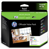 惠普（HP）955XL原装墨盒 适用hp 8210/8710/8720/7720/7730/7740打印机 xl大容量黑彩套装墨盒