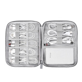 必优美数码收纳包手机耳机移动充电器宝电源硬盘袋鼠标保护套便携盒线材电子产品配件小包数据线整理袋 小号