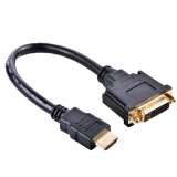 新群连 DVI转HDMI micro/mini HDMI转HDMI  母公对母转接头视频转换头线 HDMI公转DVI母短线