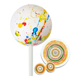 费罗伦加拿大费罗伦Jawbreaker没毅力没耐心舔不完的棒棒糖球魔法大颗 大白糖（4.5cm 带棒棒）