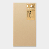 日本tn TRAVELER'S notebook旅行者笔记 牛皮 配件书写内芯 牛皮纸本内芯（新）标准型 014