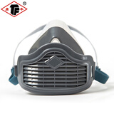 唐丰TF1502 硅胶防尘口罩半面罩工业粉尘配过滤棉煤矿木工电焊打磨专业防尘防pm2.5 白色硅胶口罩 口罩一个