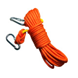 先锋连 钢丝内芯缓降安全绳索登山攀岩户外训练绳索 10米带双钩