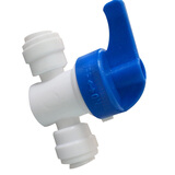 寻乐净水机纯水机净水机配件滤芯连接头 2分快速接头 塑料接头 2分三通 二分三通接头 蓝色2分反冲球阀