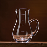 德韦特（DWIGHT）水晶玻璃分酒器白酒分酒盅醒酒器家用带刻度量杯二两公道杯倒酒器 100ml圆款分酒器