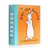拍拍小兔子 pat the bunny 英文原版书绘本触摸书  1-3岁 美国小人书图画故事书送音频