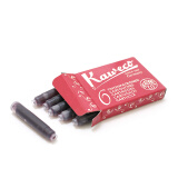 Kaweco 德国卡维克  德国进口 配件系列 钢笔墨囊 宝石红 6支装