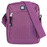 威豹(WINPARD)新款男女款休闲运动包单肩包斜挎包随身包93023/93026 粉紫 大号