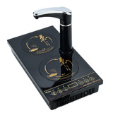 佳铖 洪 悦 平底电磁炉茶具自动上水电热水壶套装烧水壶电磁茶炉三合一大功率茶台嵌入式 单个微晶电磁炉机身37*20cm