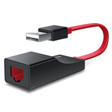 TP-LINK普联TL-UF210 百兆USB转网线接口电脑外置有线USB网卡USB转Rj45口转换器 TL-UF210 酒红色 百兆USB转网口有线网卡