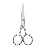 众福缘 鼻毛剪刀圆头修剪器男士尖头不锈钢手动修胡子剪刀女士修眉毛小剪刀 尖头版A款