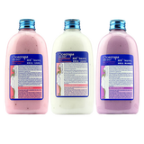 森海奶海盐浴泡澡沐浴盐男女全身体磨砂膏清洁后背滋润水润沐浴露 奶盐薰衣草+玫瑰+牛奶三瓶530G*3