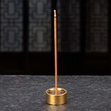 轩椽阁（xuanchuange）铜香插葫芦香插香架 多功能线香盘香香炉香底座香拖 塔香模多用 九孔香插（1个）