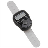 途缘（Tuyuan）五位数手指戒指计数器 带灯手动电子计数器电子数显用品 灰色