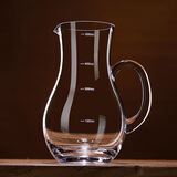 德韦特（DWIGHT）水晶玻璃分酒器白酒分酒盅醒酒器家用带刻度量杯二两公道杯倒酒器 500ml圆款分酒器