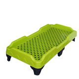 盼密幼儿园午休床全塑料床托班午睡床儿童专用床 六脚加厚50张装