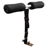 床上仰卧起坐器仰卧板家用运动健身器材收腹机腹肌训练器材减肚子 简易款黑色