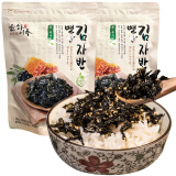 韩美禾韩国进济州岛芝麻蜂蜜炒海苔70g*3袋烤炸拌饭海苔碎紫菜儿童零食 蜂蜜炒海苔2袋