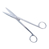 新华医疗 医用手术剪手术剪刀 特快型精细小血管剪 弯尖160mm