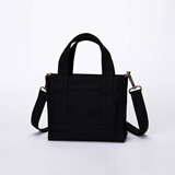 YONBEN/元本良厂ins超火小包包新款日韩版简约斜挎单肩帆布小方包 经典黑